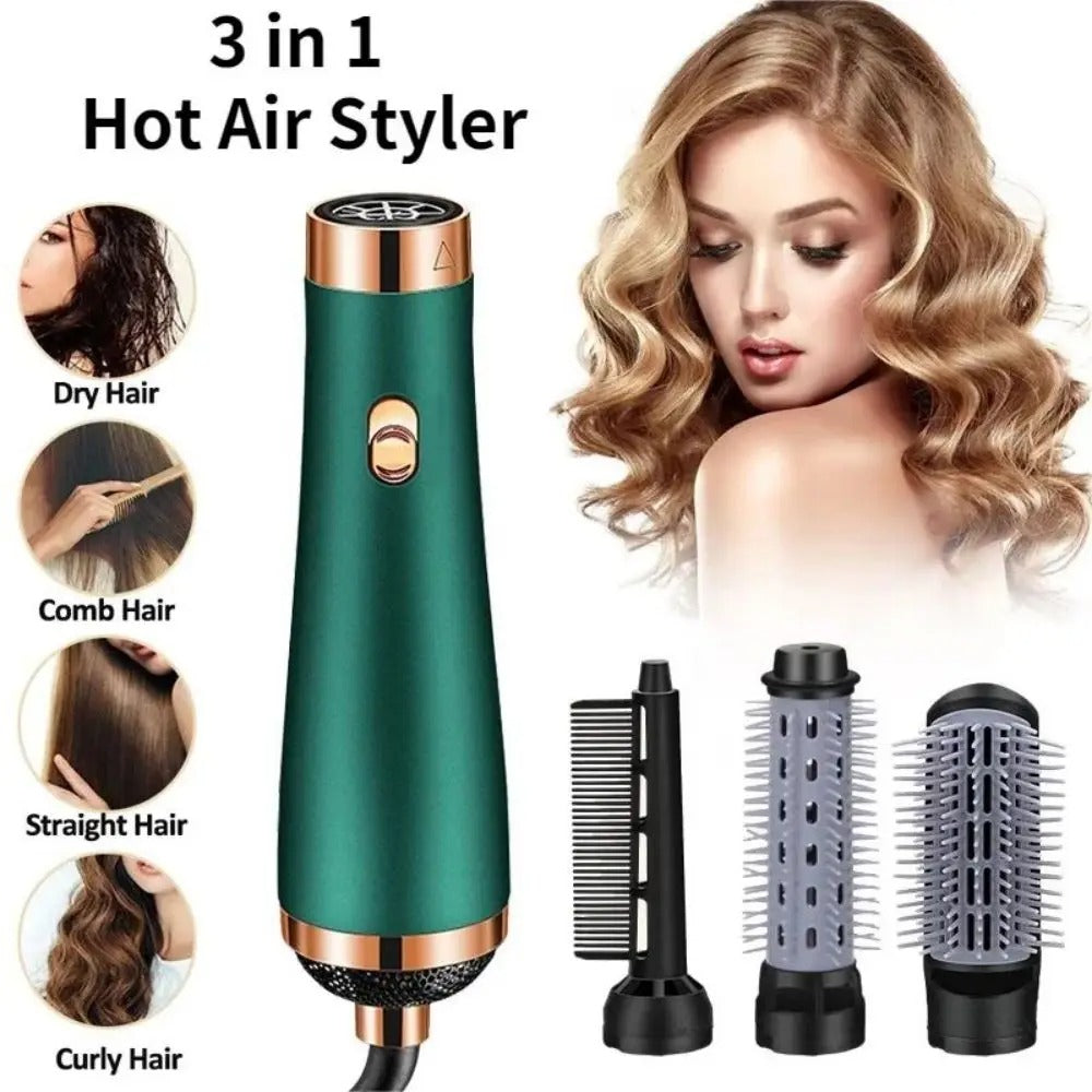 Multifunctional 3-In-1 Hair Dryer Brush With Replaceable Combs SKU: WB-UA1469
